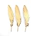 Sowder Natural Goose Feathers Clothing Accessories Pack of 50 (Gold)