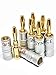 Produktbild SYNICE - Bananenstecker - 16x [High End] Banana-Stecker für Lautsprecher-Kabel bis 6 mm², Vergoldeter, Löt- oder Schraubbarer Anschluss für HiFi-Boxen & Verstärker
