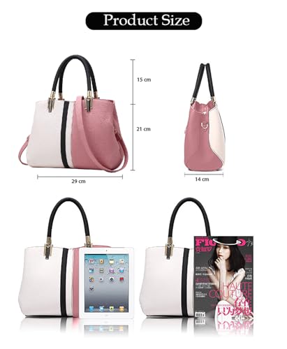Image of SYGA Women'S Crossbody Bag, Top Zip Closure And Adjustable Shoulder Strap Pu Leather Handbag