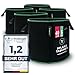 RASENWERK® - 40 Liter Pflanztasche aus Vliesstoff - Pflanzsack für Garten, Gewächshaus & Balkon - Pflanzbeutel für Blumen, Tomaten und Pflanzen - Ideale Alternative zum Blumentopf - 5 Stück