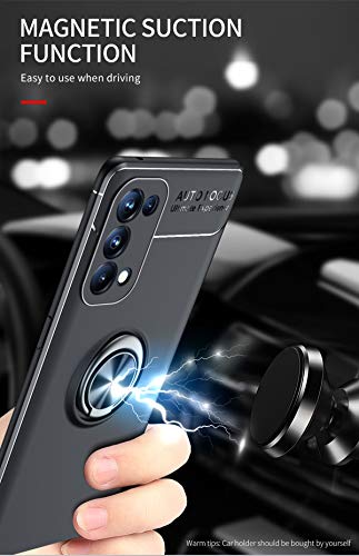 FTRONGRT Cover per Oppo Find X3 Lite, Staffa ad