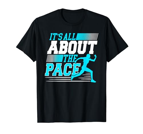 It's All About The Pace Marathon Runner Camiseta