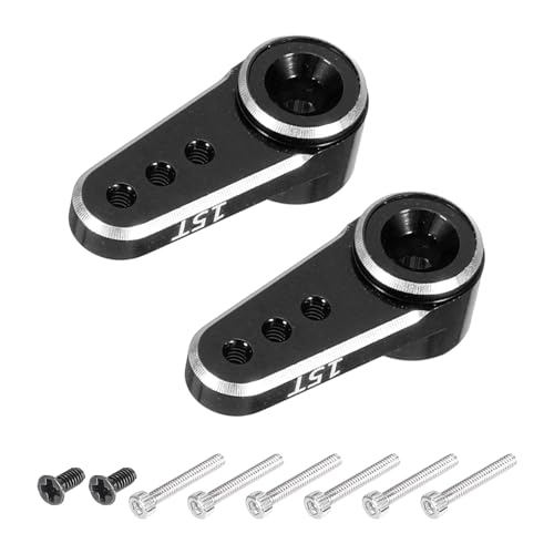 QUARKZMAN Aluminium Legierung 15t Lenk Servo Arm Hupe Schwarz für Selbermachen RC Auto/Boot/Flugzeug Boot Zubehör 2Stk QUARKZMAN Aluminium Legierung 15t Lenk Servo Arm Hupe Schwarz für Selbermachen RC Auto/Boot/Flugzeug Boot Zubehör 2Stk