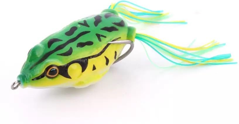 Fishing Lures Saltwater Silicone Surface Artificial Baits, Fishing Spoon Single Hook | Frog Fishing Huk Frog1 Frog | Pack of 1 (B0CWGVCVVK) Amazon Price History, Amazon Price Tracker