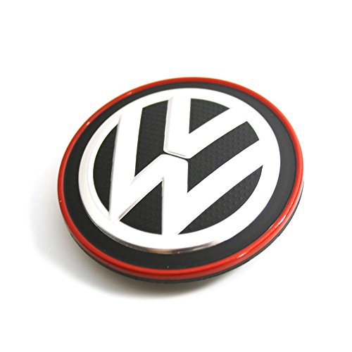 Cache-moyeu Volkswagen rouge chromé centre de roue 4x4