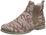 chromfrei gegerbtes Oberleder THINK! Damen AGRAT_3-000029 chromfrei gegerbte, nachhaltige Chelsea Boots, 4000 Hibiskus, 41.5 EU