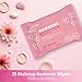 Air Jungles Makeup Remover Wipes 25 Count (Pack of 4), Alcohol-Free & Fragrance-Free, Extra Large Facial Towelettes for Face & Eyes, Removes Waterproof Makeup, Infused with Vitamin E