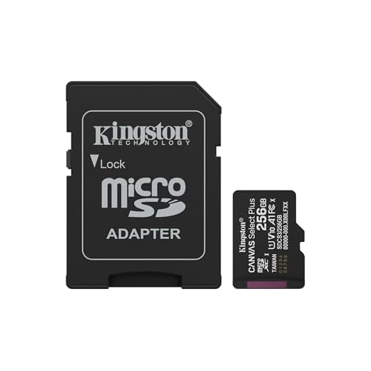Kingston Canvas Select Plus Scheda di memoria microSD 256GB microSDXC Gen3 150MB/s A1 Adattatore SD incluso - SDCS3/256GB