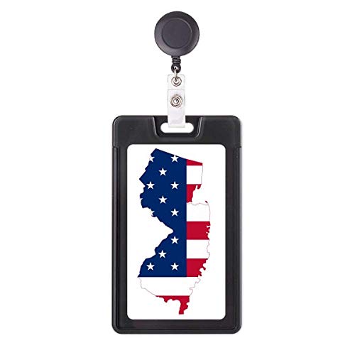 Porte-badge New Jersey USA enrouleur pour éviter la perte de votre carte d'accès
