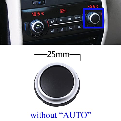 Goodithy 6131 9393 931, F10 F11 F06 F15 Air Conditioning Knob Cover Ac Climate Control Knob Temperature Adjustment Knob Switch Replacement thumb #3