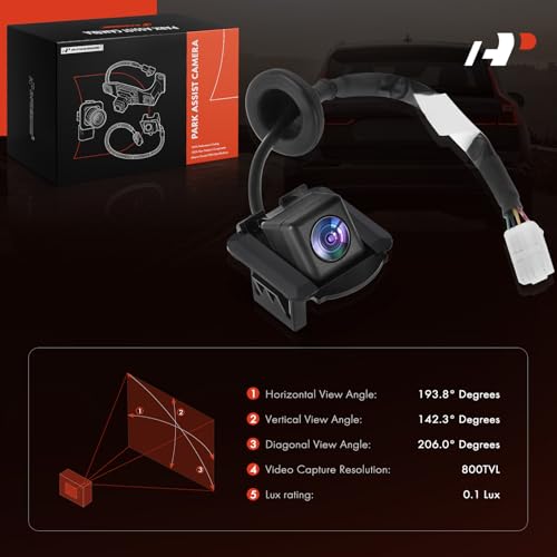 Image of A-Premium Park Assist Camera Rear View Backup Reverse Camera Compatible with Select Mazda Models - 2013 2014 2015 2016 CX-5 CX5 - Replace# K01567RC0