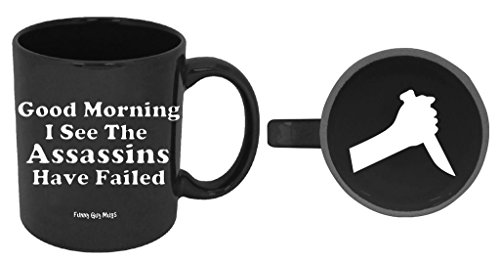 Comparison: Good Guys Best Microwave 8 Funny Guy Mugs Good Morning I See The Assassins Have Failed Ceramic Coffee Mug - 11oz - Ideal Funny Coffee Mug for Women and Men - Hilarious Novelty Coffee Cup with Witty Sayings