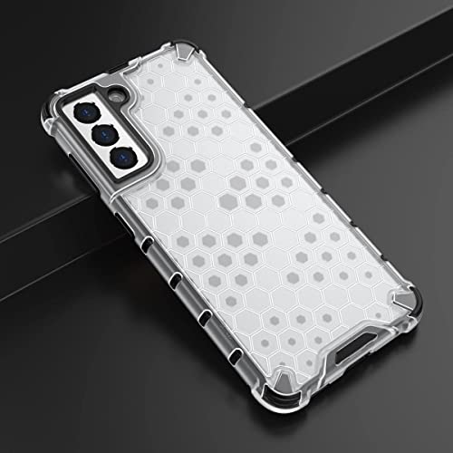 Image of Prime Retail Hard PC Back Case Cover for Samsung Galaxy S21 Plus Anti Slip Ultra Thin Shockproof Reinforced Corners (Transparent)