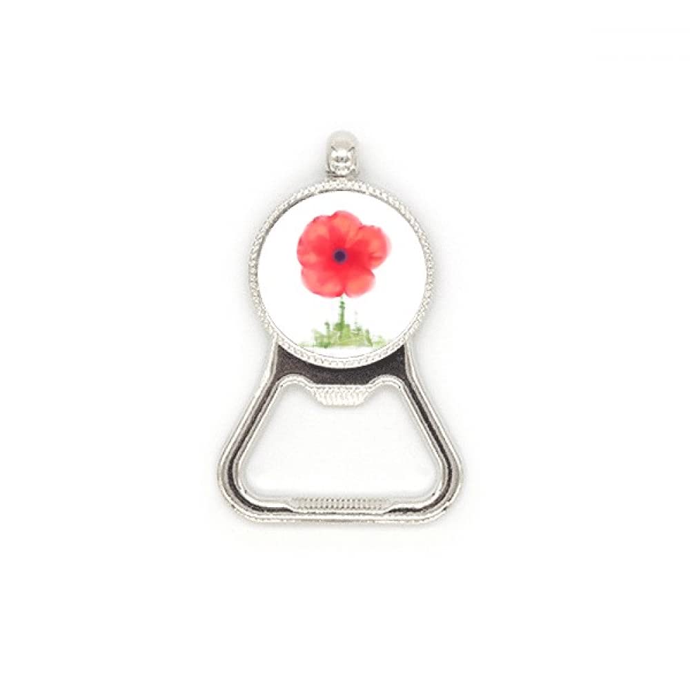 Ouvre-bouteille design maïs et fleur rouge une idée cadeau originale