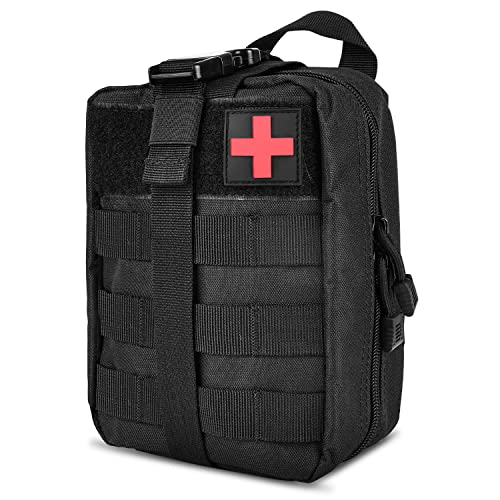 Erste Hilfe Molle Tasche, IFAK Taktische Tasche, EMT-Beutel Tactical Med, Molle Medizinische Tasche für Outdoor, Jagd, Wandern, Abenteuer, Camping Gadgets set, Reiseapotheke, EPA Einsatztasche Cover