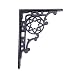 Produktbild Regalträger antik | 2er Set Regalwinkel, Regalhalter | Wandwinkel aus Gusseisen, schwarz, EW026