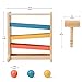 Twefex Montessori Ball Tracker, Award Winning Durable Pound A Ball Drop Toy, Early Developmental Montessori Toys, Wooden Toys for Toddlers 1-3 Year Old - Great Birthday Gift