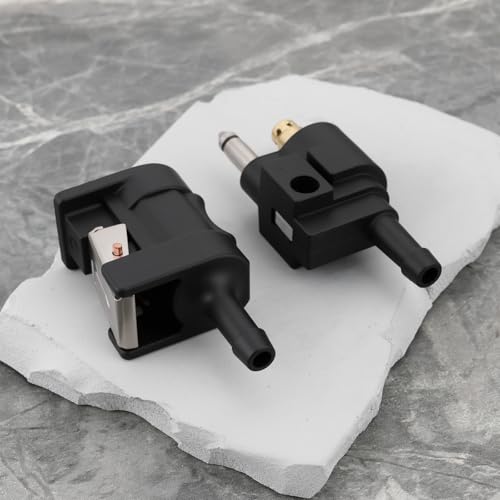 Briny River 1/4 Zoll 6 Mm Barb Männlich Weiblich Kraftstoffleitung Schnellverbinder Kompatibel mit Yamaha Außenbordmotor