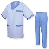 Casaca y pantalón sanitarios unisex uniformes sanitarios 8178