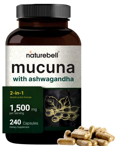 Mucuna and Ashwagandha Capsules (Mucuna pruriens)