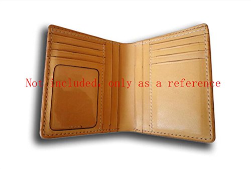 BAENRCY Multicard slot Short Wallet Acrylic Template Wallet Leather Pattern Acrylic Leather Pattern Leather Templates for Bags