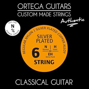 Ortega Guitars Authentic Regular Nylon Konzertgitarre Saiten