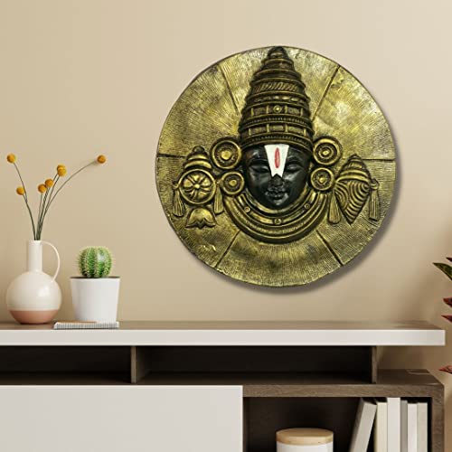 Tirupati Balaji 3D Relief Mural Wall Hanging | Venkateswara 3D Wall Art (Golden) (B0B64B4N93) Amazon Price History, Amazon Price Tracker