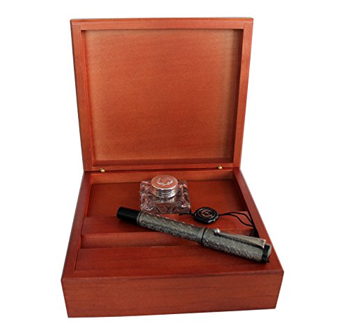 Penna stilografica Laban® in argento anticato