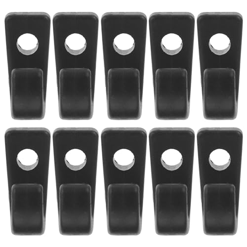 SUPVOX Sturdy Kayak Rudder Peak Buckle Kit 10pcs Outdoor Canoe Hooks for Lashing Gear