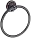hansgrohe -Towel Ring Timeless 7-inch Classic Holder in Rubbed Bronze, 06095920