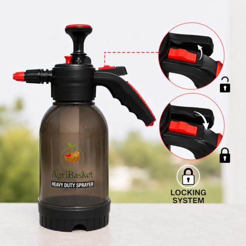 AgriBasket 2L Jet Black 2-in-1 Manual Pressure Sprayer - Image 5