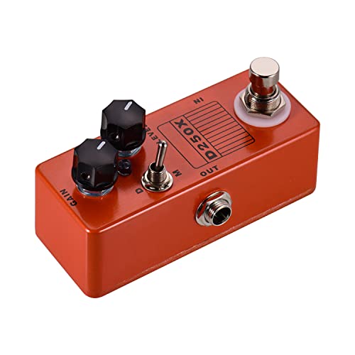 SHUIYUE D250X Mini pédale d’effet de préampli Overdrive pour Guitare électrique 2 modèles Full Metal Shell True Bypass… - Les Beatles, Paul McCartney, John Lennon, RIngo Starr, George Harrison SHUIYUE D250X Mini pédale d'effet de préampli Overdrive pour Guitare électrique 2 modèles Full Metal Shell True Bypass… – Image 3