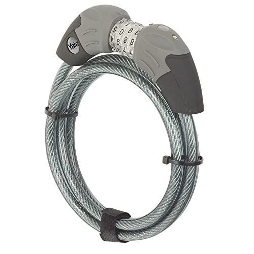 Yale Standard Security Kombinations Kabel Schloß 1800 mm - YCC1/10/185/1 - Phosphoreszierender 4 -stelliger Code - Pick- und Zugwiderstand… – Ansicht 2
