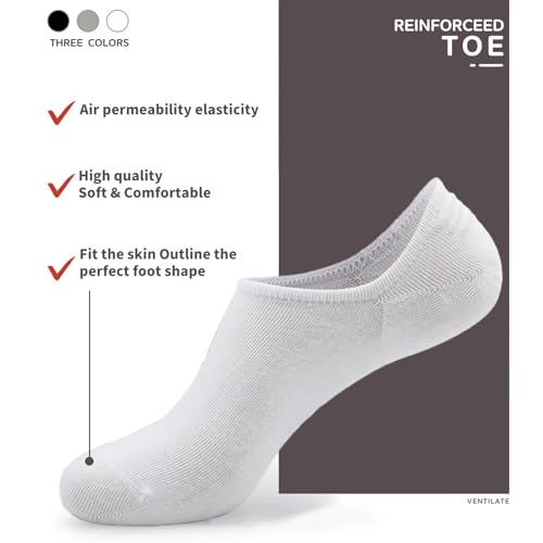 No Show Socks Womens 9 Pairs Invisible Liner Ankle Socks Non Slip Low Cut Socks for Flats Sneakers4