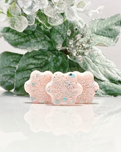 Set de 3 moldes de silicona para cubitos de hielo navideños miniatura 5