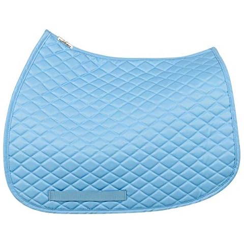 Tuffrider Horse Basic Pony Saddle Pad Light Blue Cover