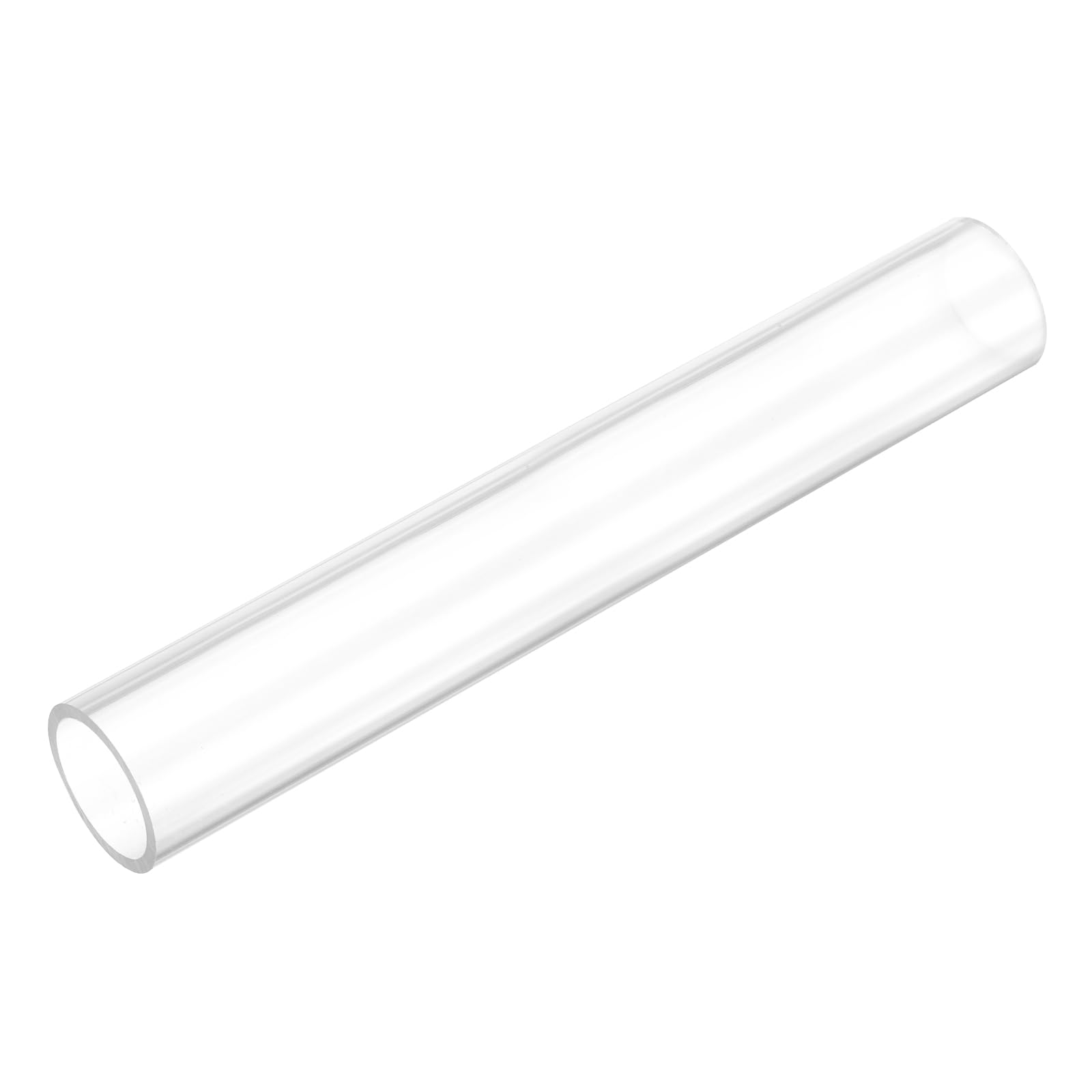 sourcing map Rigid Round Clear Tubing 19mm(3/4") ID x 25mm(1") OD x 0.5Ft(150mm) Length Plastic Tube