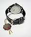 Imagen de reloj de aviador IMC Phantom negro para hombre con correa de piel y carcasa de acero inoxidable
