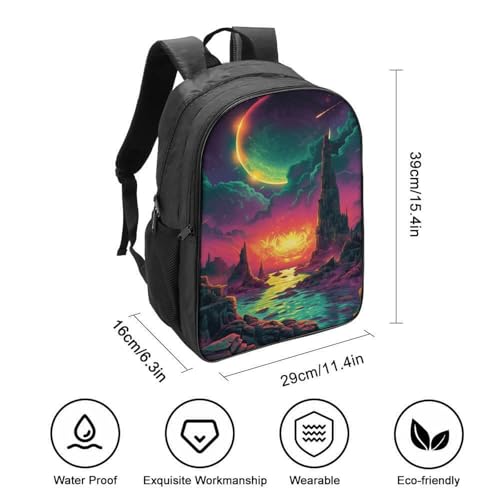 Mochila infantil Blue Planet para colegio y excursiones con espalda transpirable 2