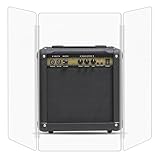 PENNZONI Amp Shield, Amp Acrylic Shield, Guitar Amp Shield, Clear Acrylic Panel Amp Shield with Plastic Hinges (3 Panels, 3ft x 4ft)