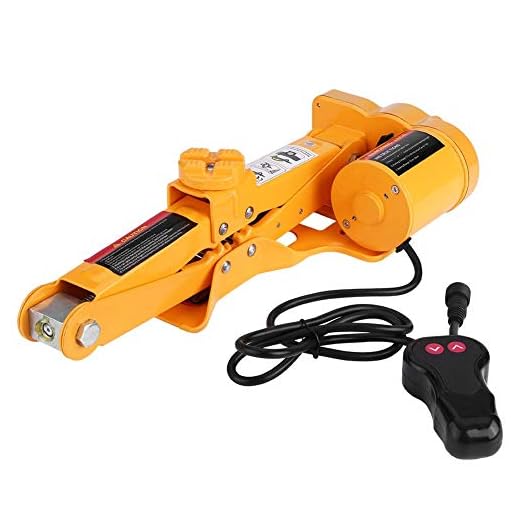 Bärbar elektrisk domkraft 12V 2T hydraulisk domkraft, 2 ton elektrisk billyft automatisk elektrisk domkraftssats med hylskontroller vev Batteriklämmor Ledningar och säkringar ingår