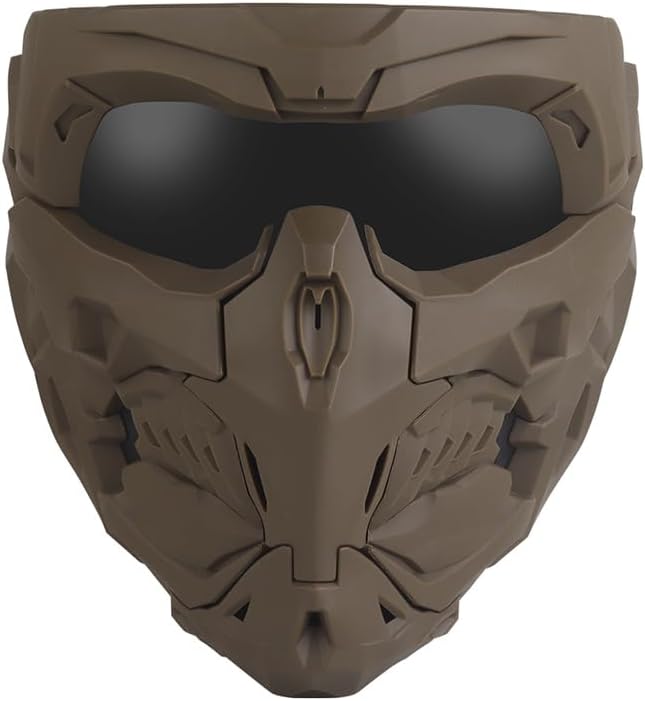 Outdoor Paintball Shooting Face Protection Gear Tactical Halloween Cosplay Skull Mask