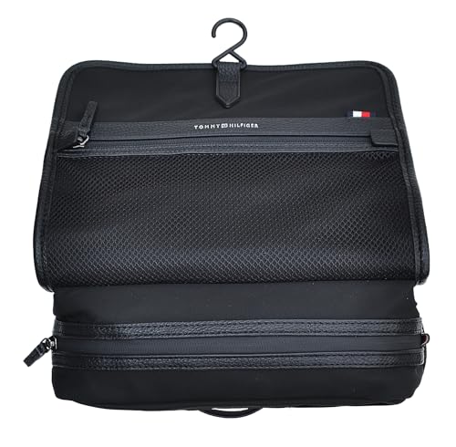 Trousse de toilette Tommy Hilfiger TH Travel haut de gamme en noir intemporel - 6