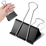 Xosjska 24 Pack Extra Large Binder Clips...