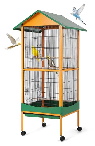 Garvee Bird cage, 66''H Extra Large Bird Cage, w/Removeble Tray, ...