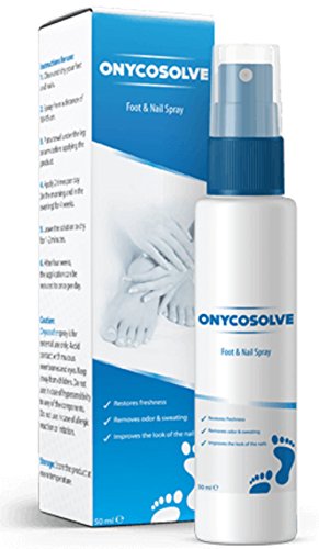 ONYCOSOLVE Anti Fungus Natural Ingredients Spray Toes Nails Repair Skin 1.7 oz