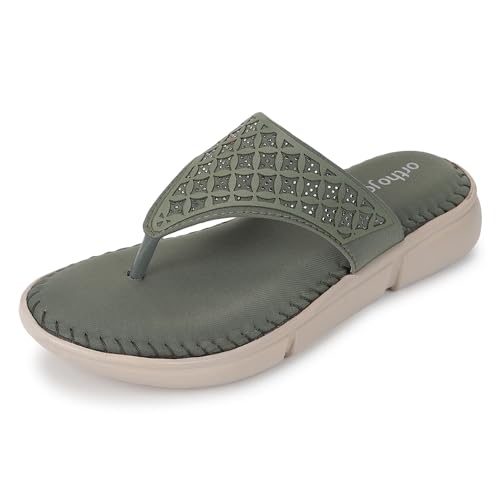 Image of ORTHO JOY doctor Fancy Slipper for women || Orthopedic Women's Fancy Sandal For Women