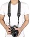 Alled Camera Neck Shoulder Belt Strap,Camera Straps for Women/Men for All DSLR/Nikon/Canon/Sony/Olympus/Samsung (Soft Black+Hand Grip Strap)