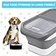 Druuzyl Hundefutter Aufbewahrungsbox 5kg - Faltbarer Futterbehälter für Trockenfutter mit Deckel, Messbecher & Löffel, Luftdicht & BPA-frei, Haustierfutter-Container für Hund/Katze