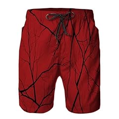 Red Background Forest